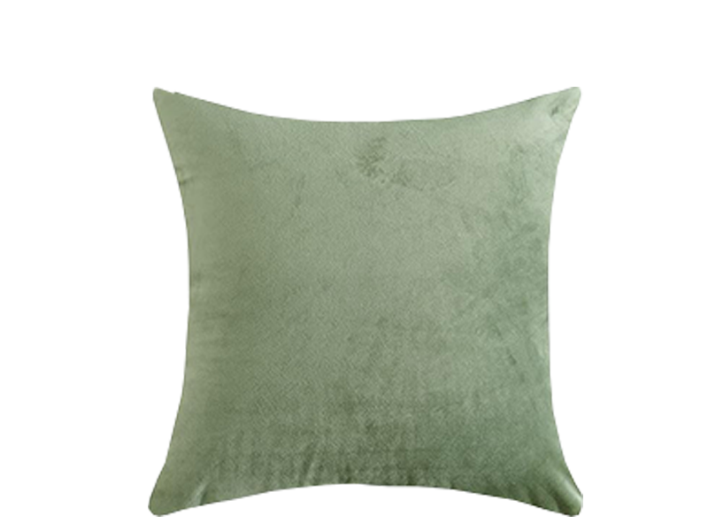 GREEN SAGE VELVET PILLOW